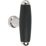 Meubelknop Timeless 1932M glans nikkel/ebbenhout