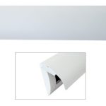 Binnenbriefplaat Luxe Structuur Wit (RAL 9003)