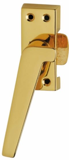 Intersteel Raamsluiting met nok links messing gelakt