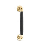 Deurgreep Timeless MG1932C messing Ongelakt/Ebbenhout