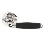 Deurklink Timeless 1932GRR50 glans nikkel/Ebbenhout