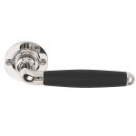 Deurklink Timeless 1932XLGRR50 glans nikkel/Ebbenhout