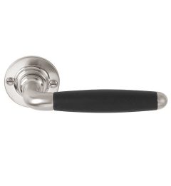 Deurklink Timeless 1932XLGRR50 mat nikkel/Ebbenhout