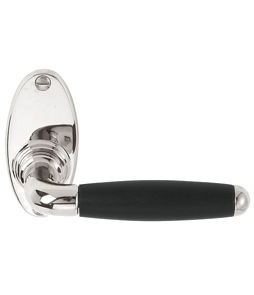 Deurklink Timeless 1932GRO glans nikkel/Ebbenhout