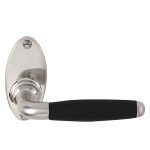 Deurklink Timeless 1932GRO mat nikkel/Ebbenhout