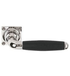 Deurklink Timeless 1932GRV38 glans nikkel/Ebbenhout