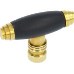 Meubelknop Timeless 1934M messing Ongelakt/ebbenhout