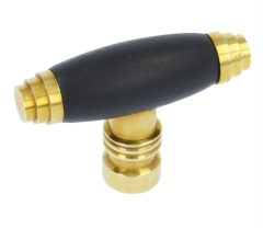 Meubelknop Timeless 1934M messing Ongelakt/ebbenhout