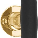 Deurklink Timeless 1932TMRR50 messing Ongelakt/Ebbenhout