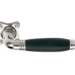 Deurklink Timeless 1934MRK37 glans nikkel/Ebbenhout