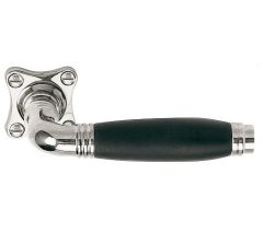 Deurklink Timeless 1934MRK37 glans nikkel/Ebbenhout