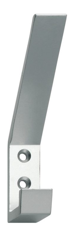 Intersteel Kapstokhaak met verticale schroefgaten aluminium