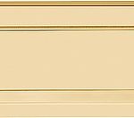 Briefplaat Timeless F535 messing Ongelakt