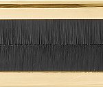 Tochtborstel Timeless F535BI messing Ongelakt