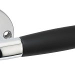 Deurklink Impresso Swindon op Rond Rozet chroom/zwart