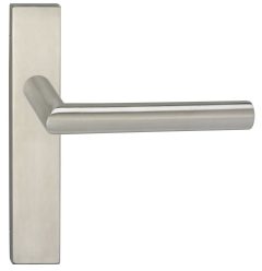 Deurklink Harrow op schild Blind Vierkant Verdekt rvs