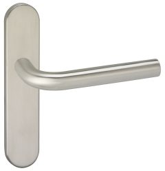 Deurklink Dursley op schild Blind Ovaal Verdekt rvs