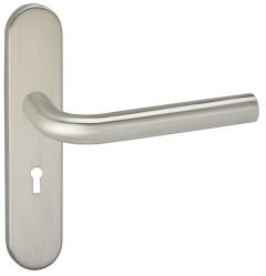 Deurklink Dursley op schild Ovaal SL56 Verdekt rvs