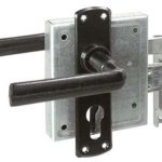 Poortslot Met Beslag zwart