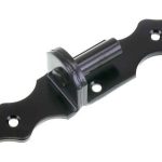 Plaatduim 16 mm zwart