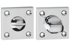 Rozet chroom Vierkant WC 8mm