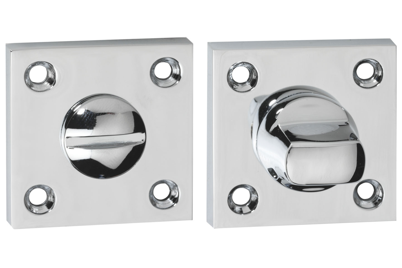 Rozet chroom Vierkant WC 8mm