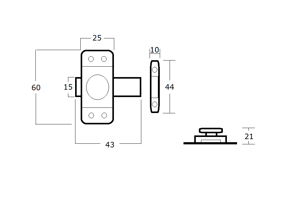Starx Krukschuif 25 mm Verzinkt - Afbeelding 2