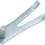 Klauwduim 160 mm Verzinkt Half Steens