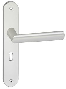 Deurklink London op schild Ovaal SL56 Aluminium