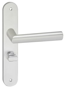 Deurklink London op schild Ovaal WC63 Aluminium