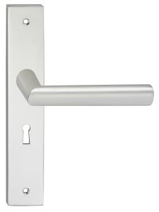Deurklink London op schild Vierkant SL56 Aluminium