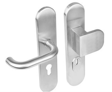 Veiligheidsbeslag PC72 met kerntrek beveiliging 3781 greep/kruk SKG3 rvs