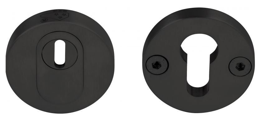 Piet Boon SKG3 Veiligheid-rozet + kerntrekbeveiliging mat zwart