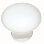Meubelknop Porselein Wit 38 mm
