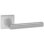 Deurklink Harrow op vierkant rozet rvs