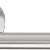 Deurklink BASIC LBVII-19 op ronde rozet mat rvs