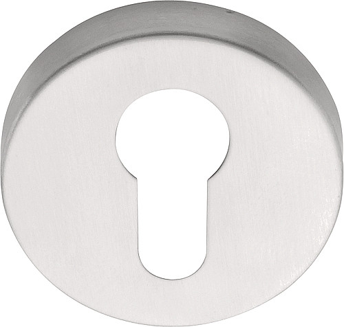 Cilinderplaatje BASIC LBY50D 10 mm mat rvs