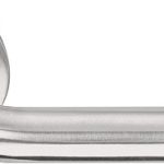 Deurklink BASIC LBI-19 op ronde rozet PVD mat rvs