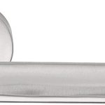 Deurklink BASIC LBVIII op ronde rozet mat rvs