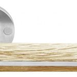 Deurklink PIET BOON PBL22/50 mat rvs/Eikenhout