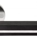 Deurklink PIET BOON PBL22/50 mat rvs/Eikenhout zwart