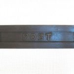 Brievenbus ijzer geroest met opdruk POST