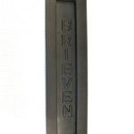 Brievenbus Verticaal zwart met opdruk