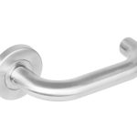 Intersteel deurklink Rond op rond rozet rvs