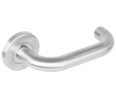 Intersteel deurklink Rond op rond rozet rvs