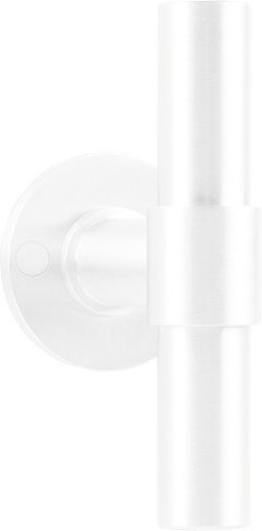 Deurklink PIET BOON PBT20XL-ZR mat Wit Zonder Rozet