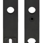 Veiligheidsbeslag PC55 met kerntrek beveiliging SQUARE LSQSM-28KT kruk/kruk SKG3 zwart