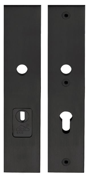 Veiligheidsbeslag PC72 met kerntrek beveiliging SQUARE LSQSM-50KT kruk/kruk SKG3 zwart