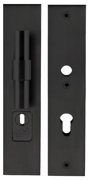 Veiligheidsbeslag PC92 met kerntrek beveiliging PIET BOON PB20-50KT Knop/kruk SKG3 zwart