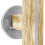 Deurklink PIET BOON PBT22/50 mat rvs/Eikenhout